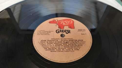 GREASE ~ Original Movie Soundtrack (1978) LP - SA Press RSO LABEL