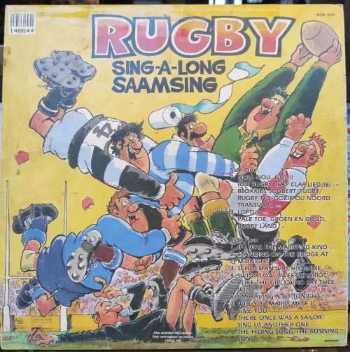 RUGBY SING-A-LONG SAAMSING - Various Original Artists / Rugby Favourites (LP) SA PRESS 1985