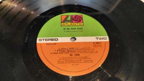DR. JOHN - IN THE RIGHT PLACE (LP) UK Press 1972 ATLANTIC