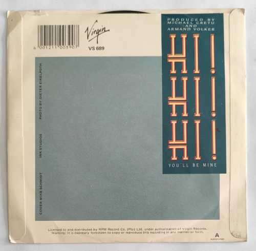 SANDRA - HI! HI! HI! (7 SINGLE 45) SA PRESS 1986 EX+