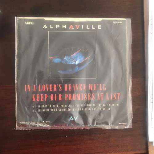 ALPHAVILLE - DANCE WITH ME / IN A LOVER`S HEAVEN [7 SINGLE EP 45]  (1984) SA Press EX+ WEA WIS 634
