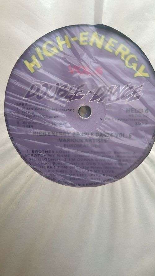 HIGH-ENERGY 80 MINUTES NON-STOP VOL.6 ITALO DISCO (LP) SA 1986 - VG+/EX CONDITION