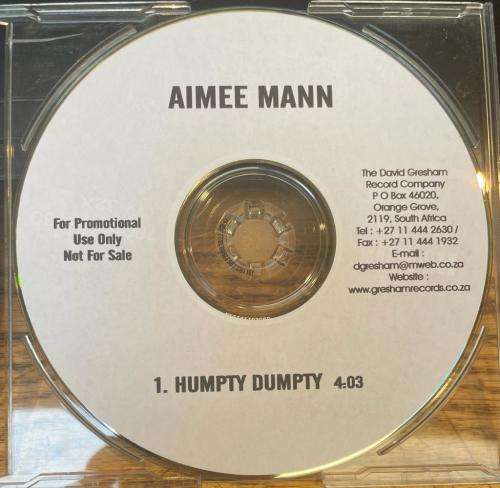 AIMEE MANN - HUMPTY DUMPTY - PROMOTIONAL CD - DAVID GRESHAM RECORD COMPANY