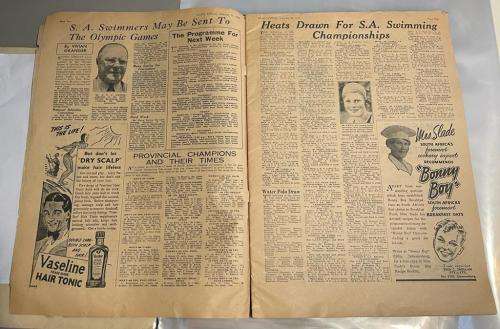 1947 SPORTS EXPRESS TABLOID NEWSPAPER - Original Edition From 26 Feb 1947 Complete