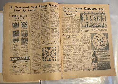 1947 SPORTS EXPRESS TABLOID NEWSPAPER - Original Edition From 26 Feb 1947 Complete