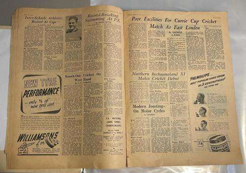 1947 SPORTS EXPRESS TABLOID NEWSPAPER - Original Edition From 26 Feb 1947 Complete