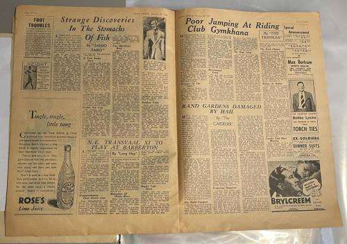 1947 SPORTS EXPRESS TABLOID NEWSPAPER - Original Edition From 26 Feb 1947 Complete