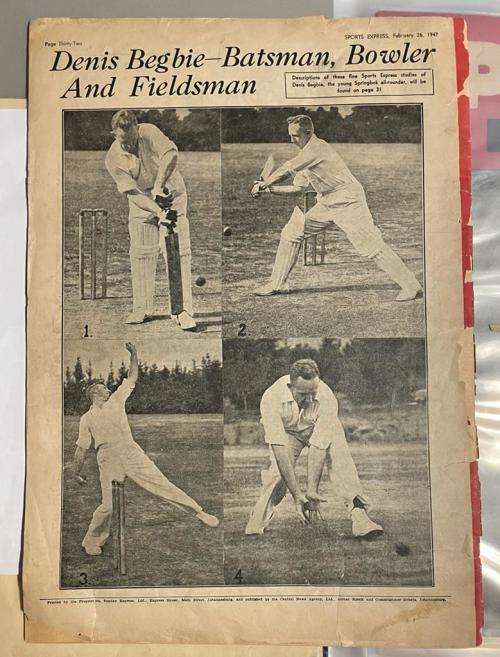 1947 SPORTS EXPRESS TABLOID NEWSPAPER - Original Edition From 26 Feb 1947 Complete