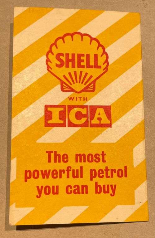 1956 SPRINGBOK TOUR OF NEW ZEALAND - SHELL RUGBY SCORECARD / ITINERARY