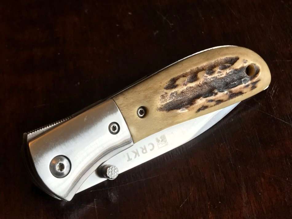 CRKT Carson M4-02S Stag handle knife