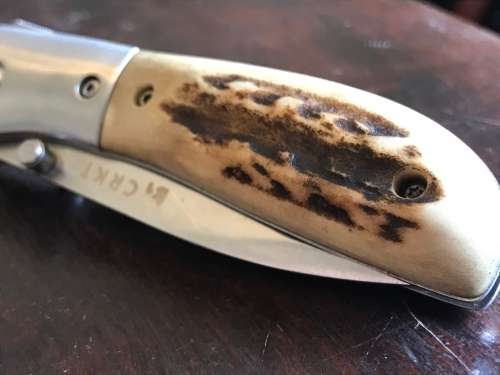 CRKT Carson M4-02S Stag handle knife