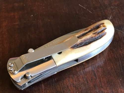 CRKT Carson M4-02S Stag handle knife