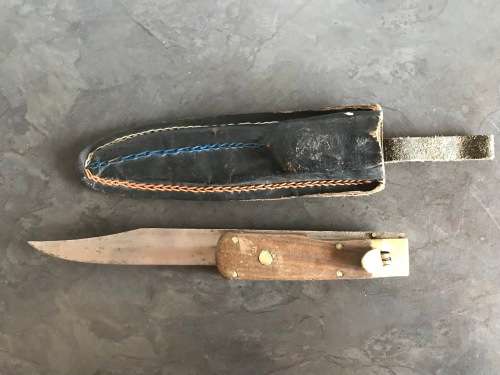 Bowie Folder / Pig Sticker vintage knife