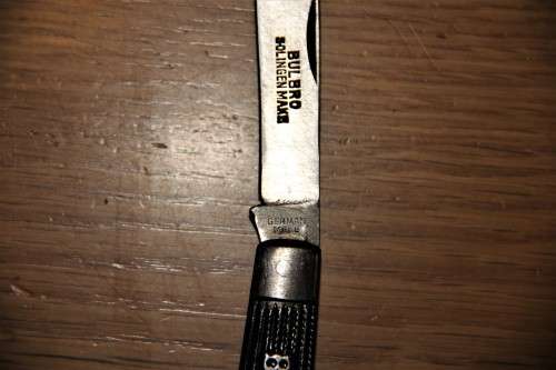 Vintage BULBRO (Solingen) Knife (B)