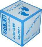 Personalised Birth Cube