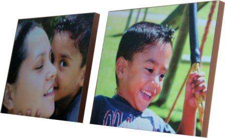 Personalised Vinyl Block Mounts for your Home / Altermative to Canvas