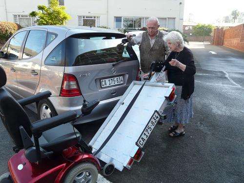 Wheelchair Platform (Clips On To Tow Bar)