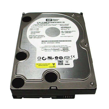 WD 320GB hard drive
