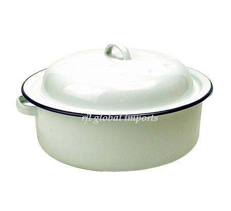 30 cm OVAL ENAMEL ROASTER - A TOP QUALITY GRADE PRODUCT
