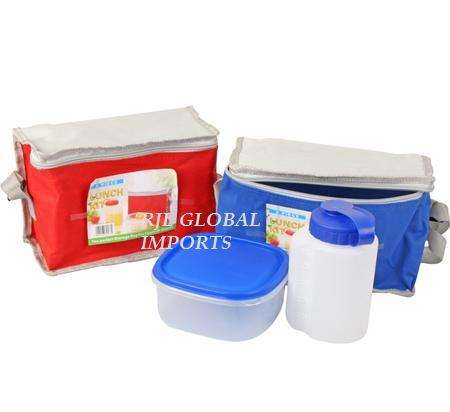 LUNCH BOX & BOTTLE IN ZIPPER BAG