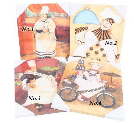 PLAQUE-WALL CANVAS PICTURE ASST 30x40cm