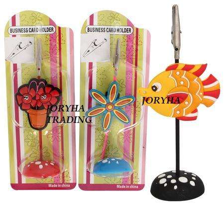 3 X CLIP NOVELTY CARD HOLDER