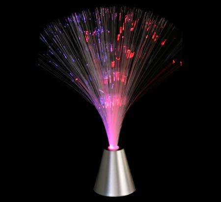 FIBRE OPTIC LIGHT SILVER BASE