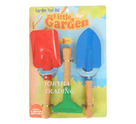 GARDEN KIDS TOOL SET 3PCE 200mm