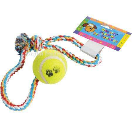 Pet Dog-Toy Tug-A-Ball Tennis