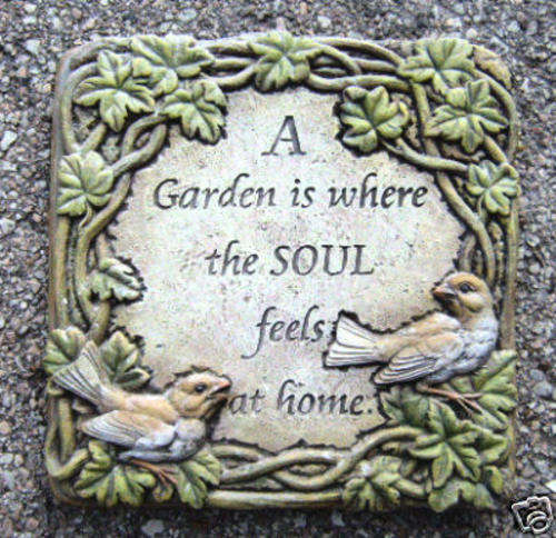 "Garden blessing " Garden Stone decor - made in SA