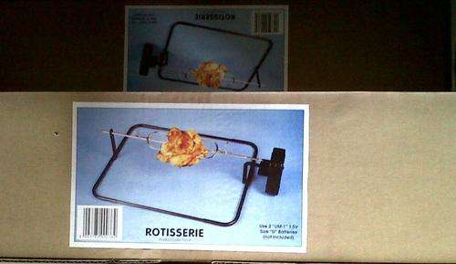 BBQ Rotisserie with Battery Operated  Motor