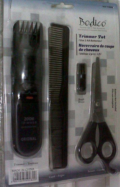 No Postage Charge on this item!  Bodico Personal Portable Hair Trimmer Set