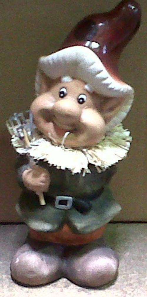 Porcelain Finish Garden Gnomes 23 cm