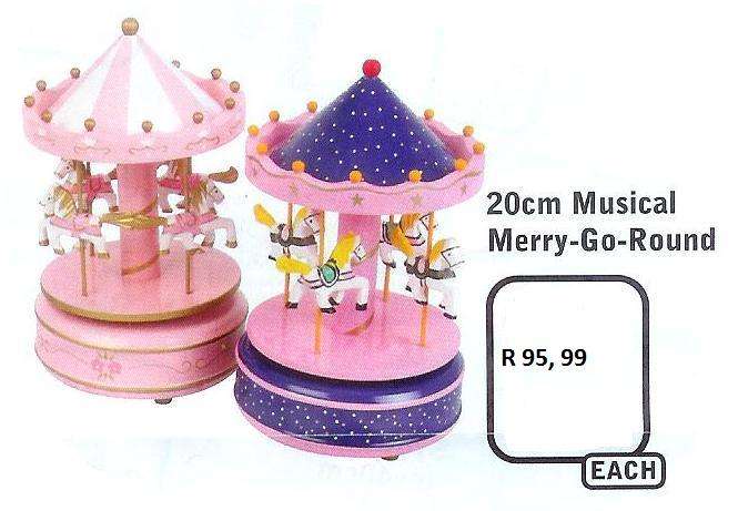 New Listing - Wooden Musical Carousel: Perfect for kiddies room or nursery