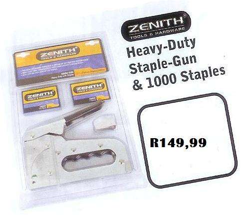 Heavy Duty Staple Gun + 1000 Staples