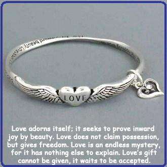 SPECIAL LISTING- LOVE CHARM BRACELET