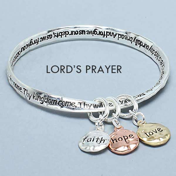 LORD'S PRAYER INSPIRATION BRACELET - UNIQUE GIFT