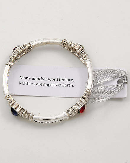 MOTHER CZ INSPIRATIONAL BRACELET