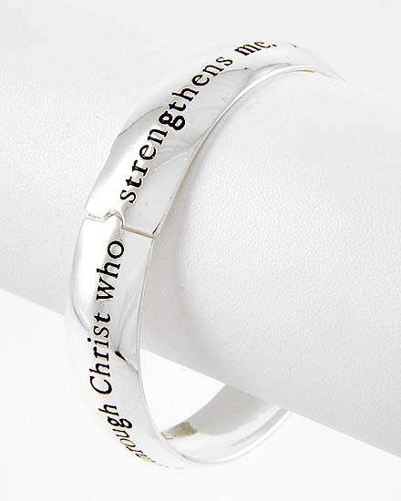 HINGED BRACELET - I CAN DO ALL THINGS...