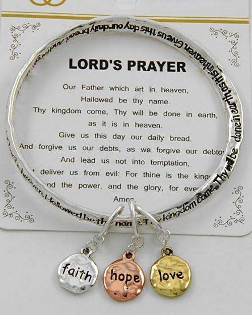 LORD'S PRAYER INSPIRATION BRACELET - UNIQUE GIFT