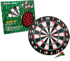 WOODEN DART BOARD