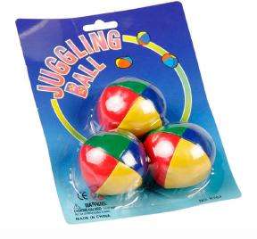 SET OF JUGGLING BALLS