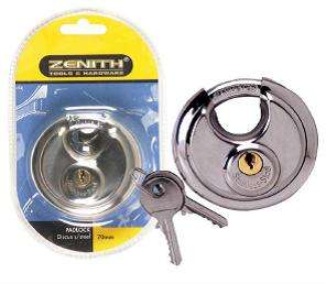 ZENITH - PADLOCK DISCUS 70mm