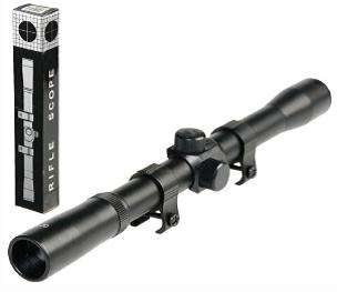 AIRGUN RIFLE TELESCOPIC SIGHT WITH BRACKET