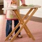 STURDY WOODEN IRONING BOARD WITH IRON ACCESSORY