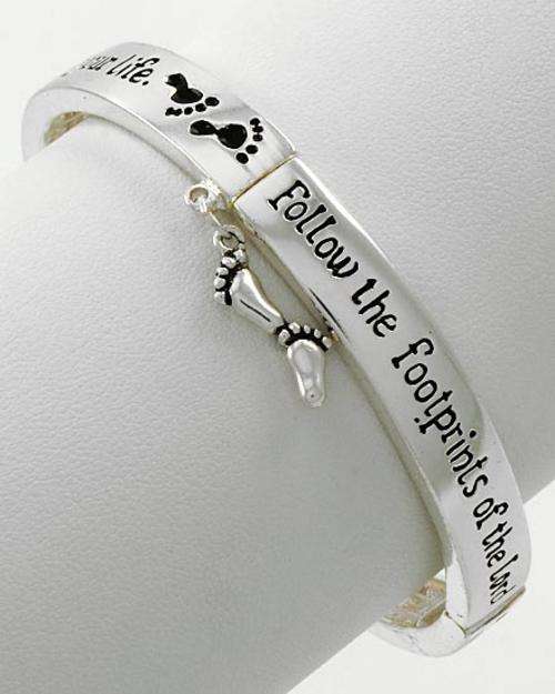 New Edition BRACELET : FOLLOW THE FOOTPRINTS
