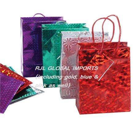 HOLOGRAM GIFT BAGS Size 11cm x 14cm  R2.50 each