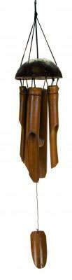 NATURAL BAMBOO WINDCHIME - 40 cm