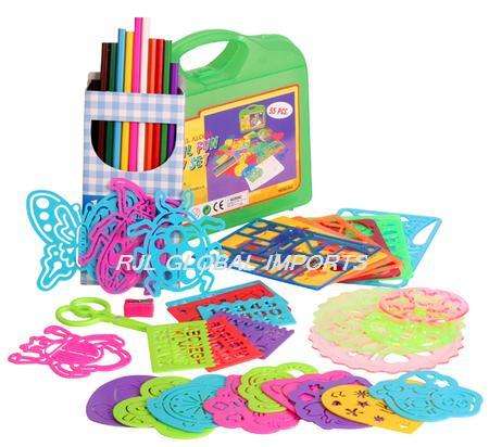 THE ARTIST WORKSHOP - 55 PIECE IN CARRY CASE