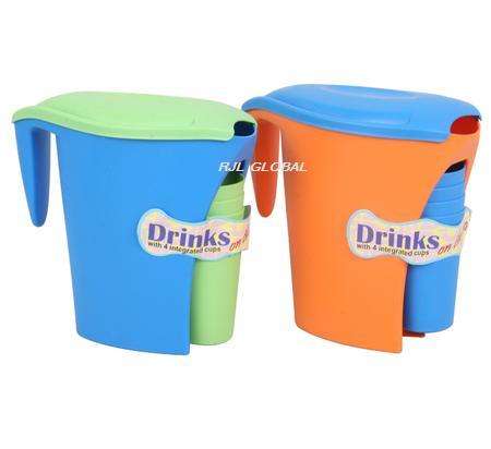 JUG PLUS 4 PIECE TUMBLER SET